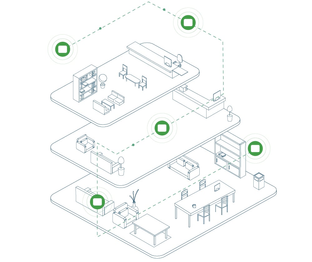 illustrations of a building with ‘connected’ monitors-1000x840-32
